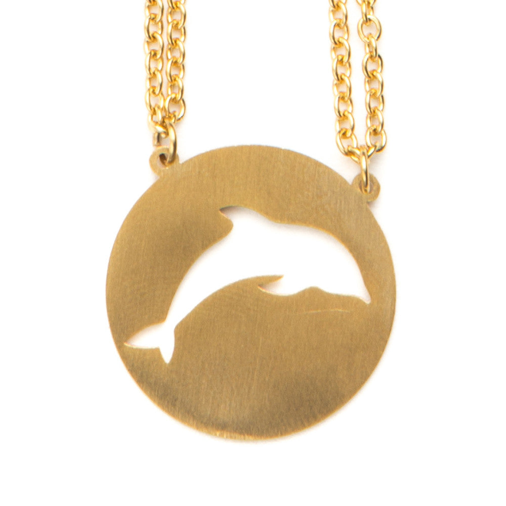 Dolphin Spirit Animal Necklace ENFP Spirit Animal Necklace - Jaeci Jewlery