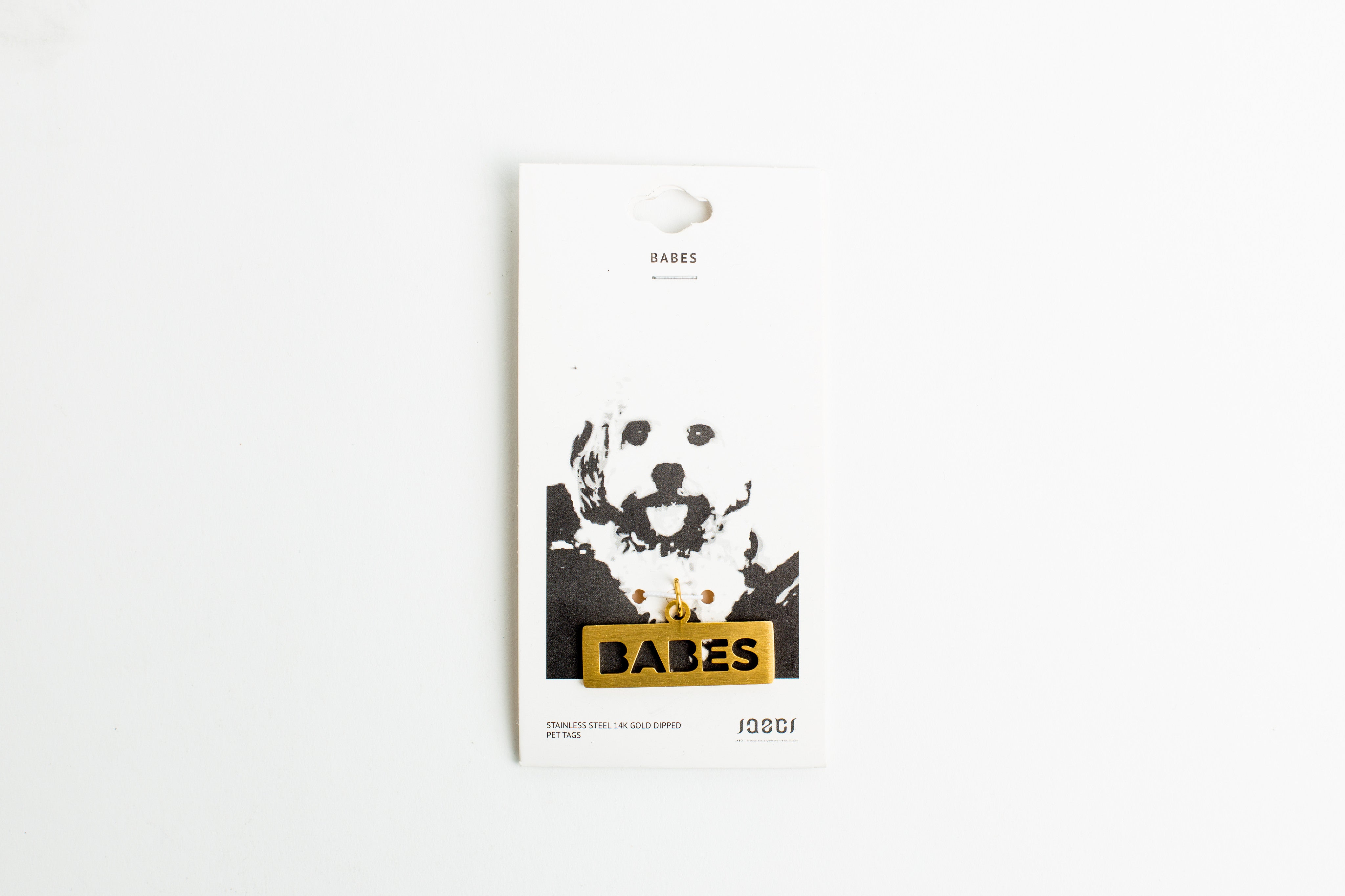 BABES DOG TAG Pet Tag - Jaeci Jewlery