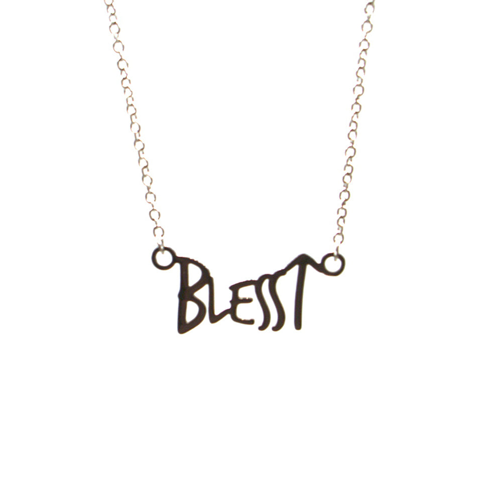 DELICATE BLESS UP NECKLACE Discontinued - Jaeci Jewlery