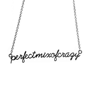 Open image in slideshow, Perfect Mix of Crazy Script Necklace Short Necklace - Jaeci Jewlery
