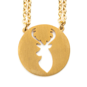 Open image in slideshow, Deer Spirit Animal Necklace ISFP Spirit Animal Necklace - Jaeci Jewlery
