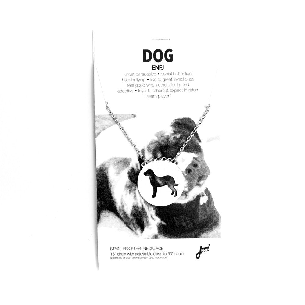 Dog Spirit Animal Necklace ENFJ Spirit Animal Necklace - Jaeci Jewlery