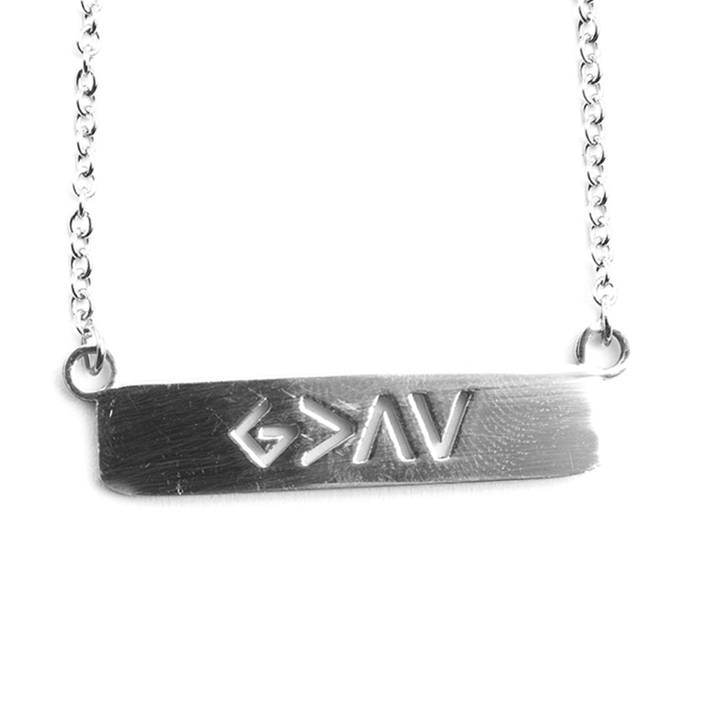 GOD IS GREATER THAN THE HIGHS & LOWS DELICATE NECKLACE Religious Jewelry - Jaeci Jewlery