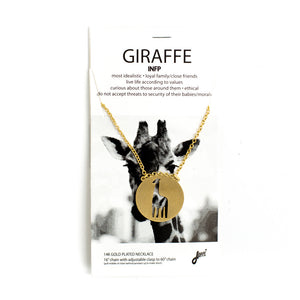 Giraffe Spirit Animal Necklace INFP Spirit Animal Necklace - Jaeci Jewlery
