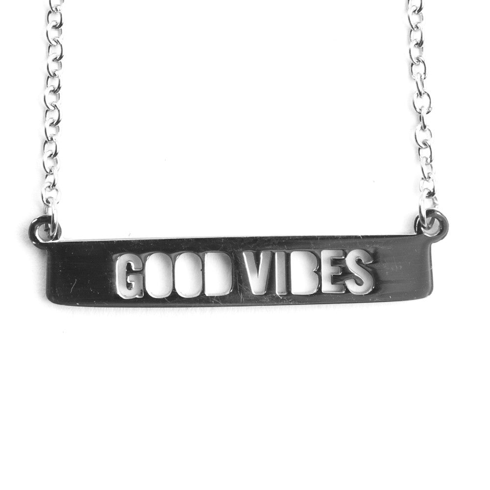 Delicate Good Vibes Necklace Short Necklace - Jaeci Jewlery