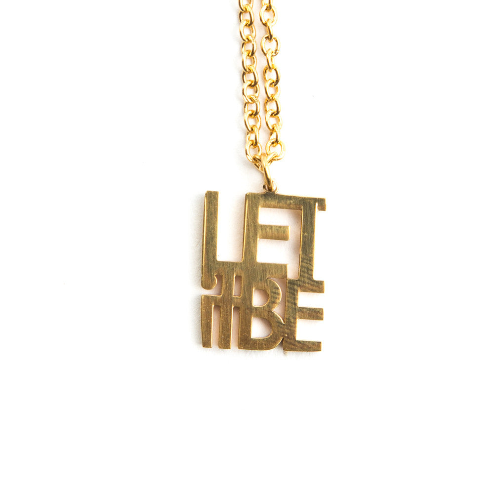 Delicate Let it Be Necklace Short Necklace - Jaeci Jewlery