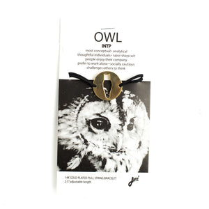 Owl Spirit Animal Bracelet INTP Spirit Animal Bracelet - Jaeci Jewlery
