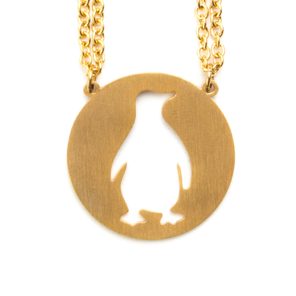 Buy chelseachicNYC Perfect Crystal Fat Bottom Black Penguin Necklace at  Amazon.in