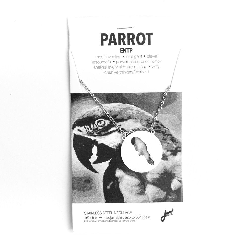 Parrot Animal Necklace ENTP Spirit Animal Necklace - Jaeci Jewlery